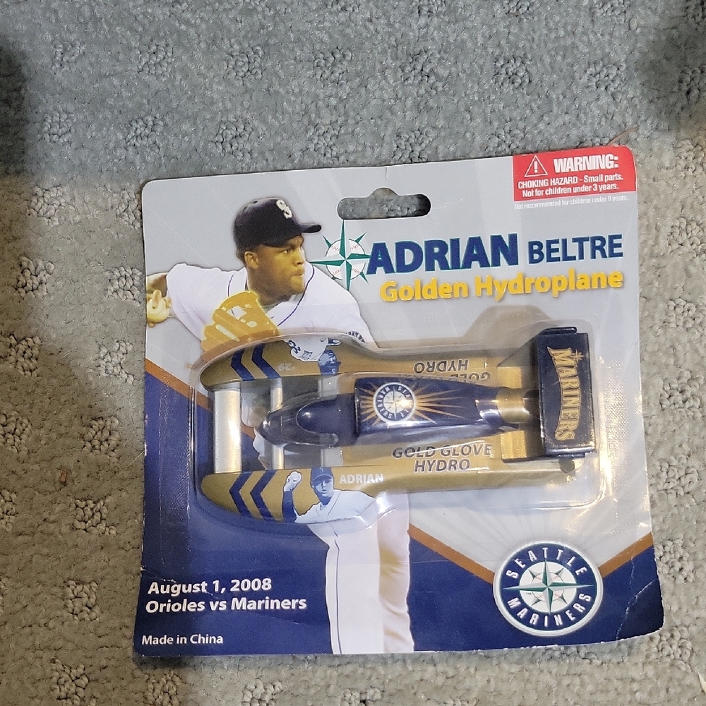 Adrian Beltre Golden Hydroplane Collectible, SEATTLE MARINERS